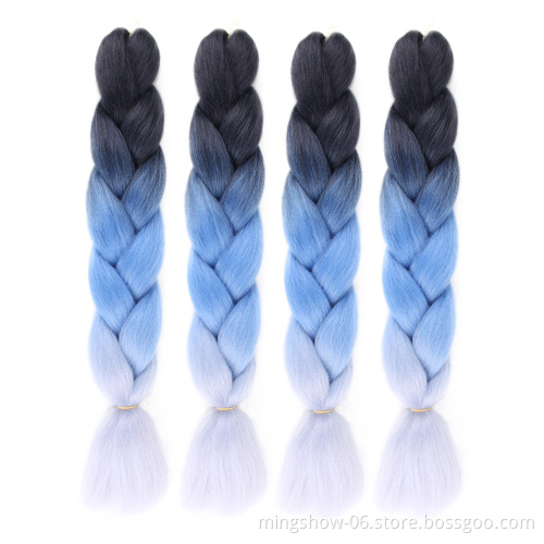 No MOQ 100g 48" high temperature fiber, fast delivery super jumbo braids